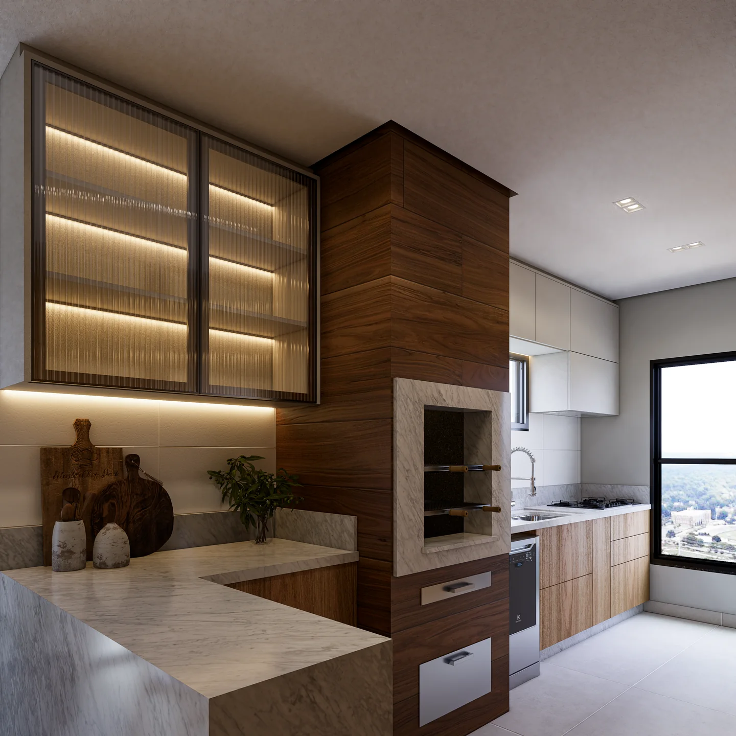 Cozinha da cobertura — Kora Residence