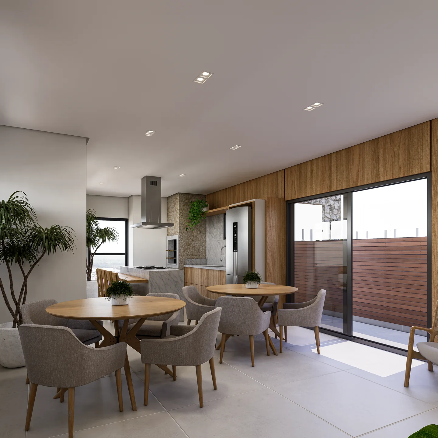 Salão de festas — Kora Residence